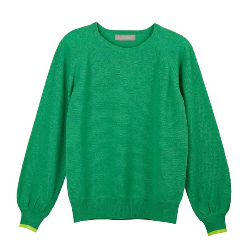 Matilde Green Textured Jumper image