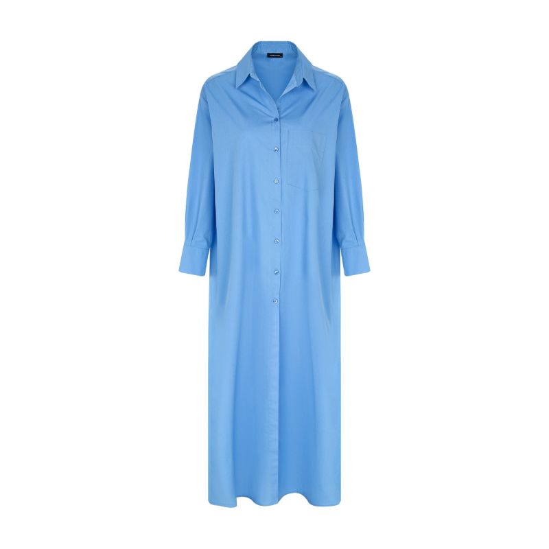 Maxi Shirt Dress Blue image