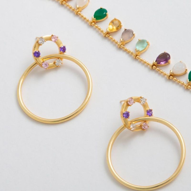 Purple Tikal Hoops image