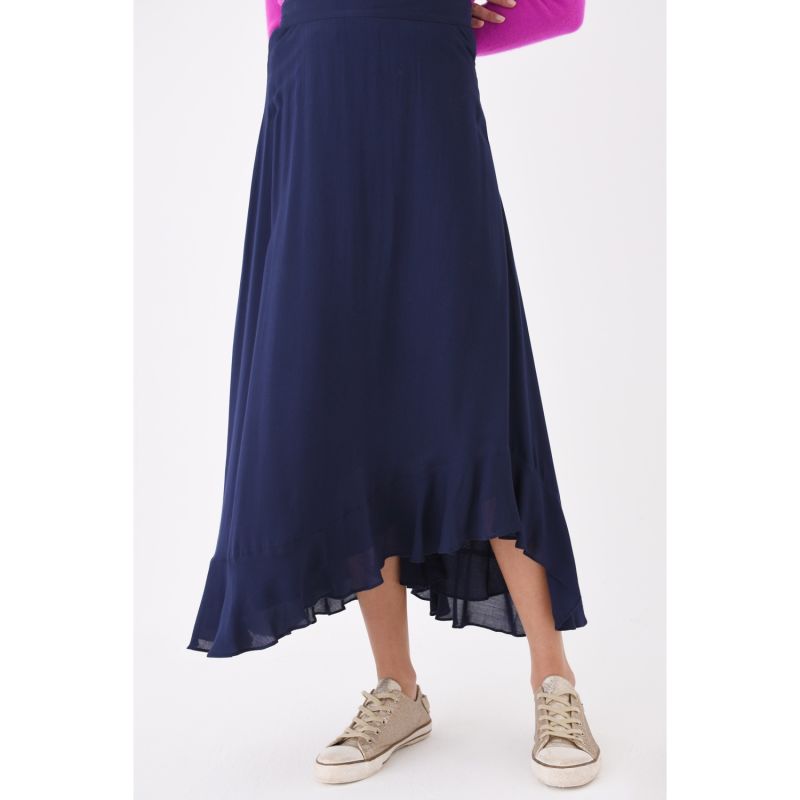 Chica Skirt Navy Rayon image