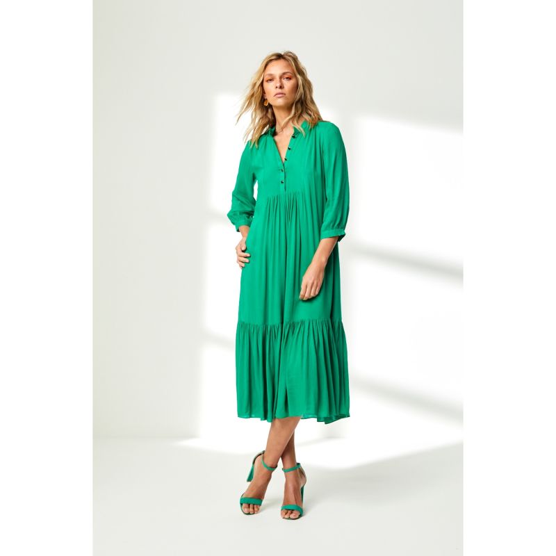 Claude Dress Green Rayon image