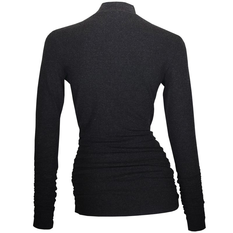 Gain Ground Charcoal Turtle Neck Top image