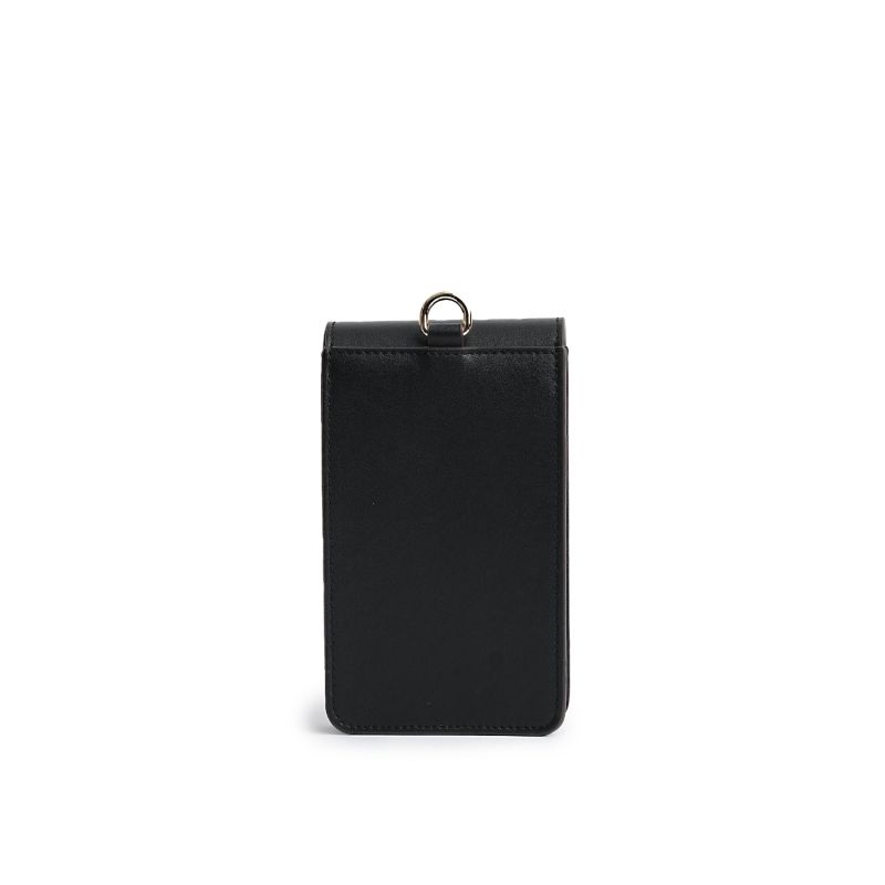 Fero Cactus Leather Phone Bag Black image