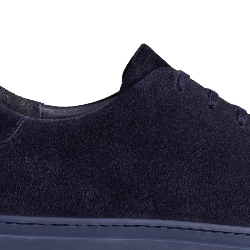 Low-Top Suede Sneakers Blue Alfredo image