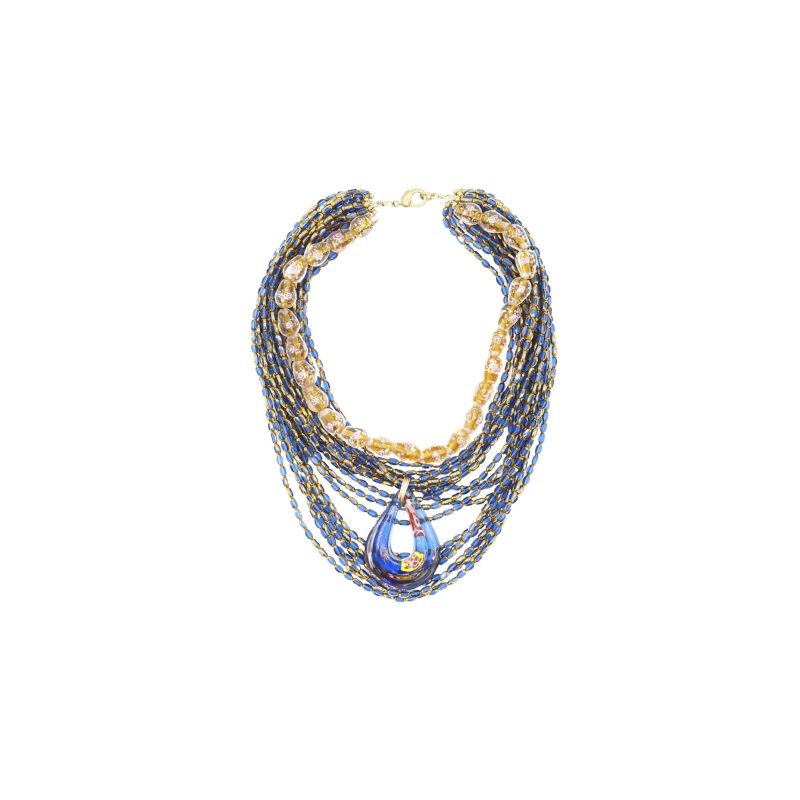 Melanie Necklace - Blue image