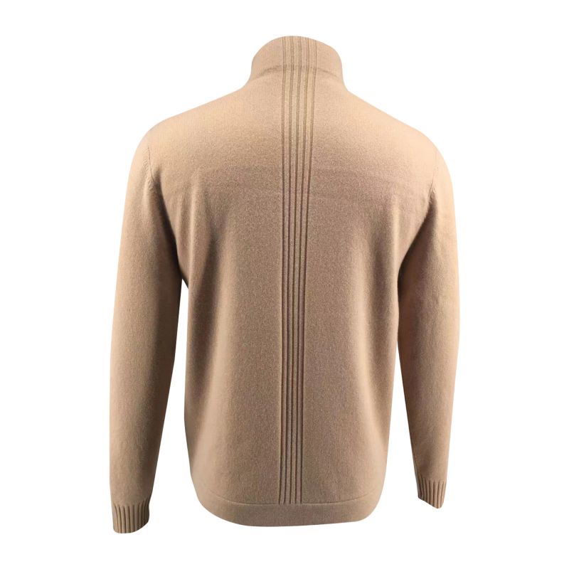 Men's Merino Half-Zip Pullover - Brown image