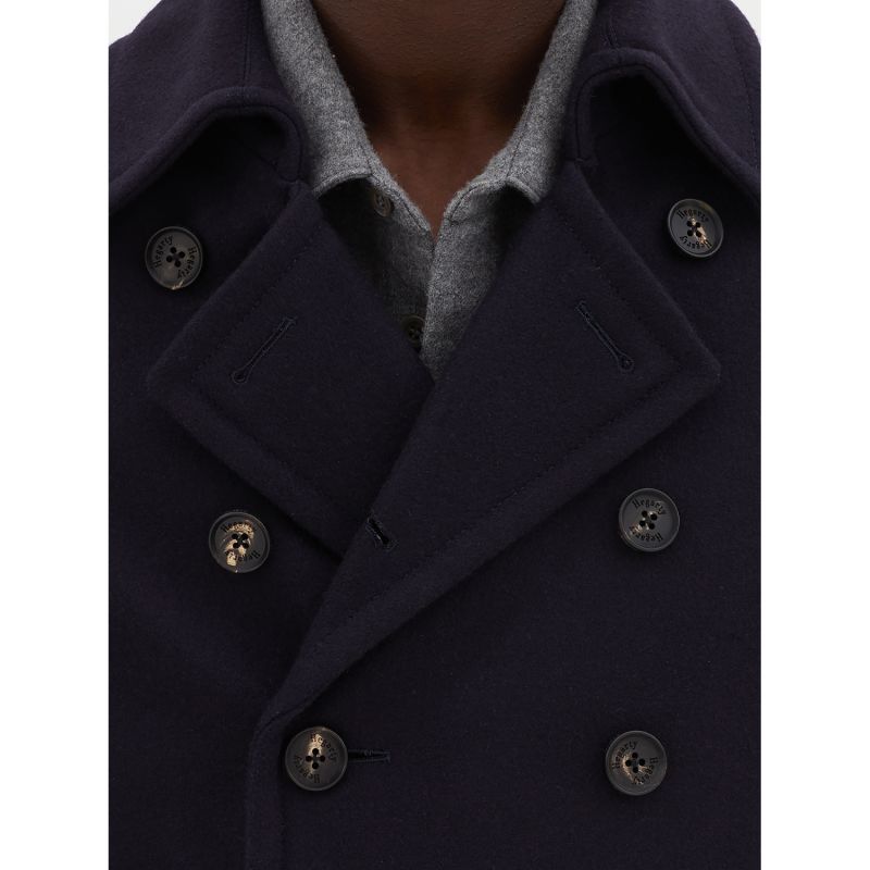 Men's Pea Coat - Navy image