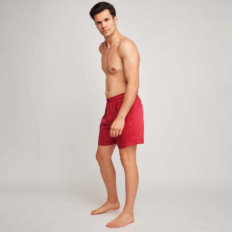 Men's Bamboo Lyocell Boxer Short - Chilli - Two Pack image