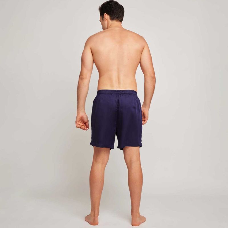 Men's Bamboo Lyocell Boxer Short - Indigo - Two Pack image