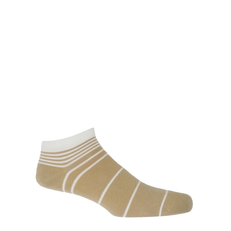 Cream trainer socks hotsell