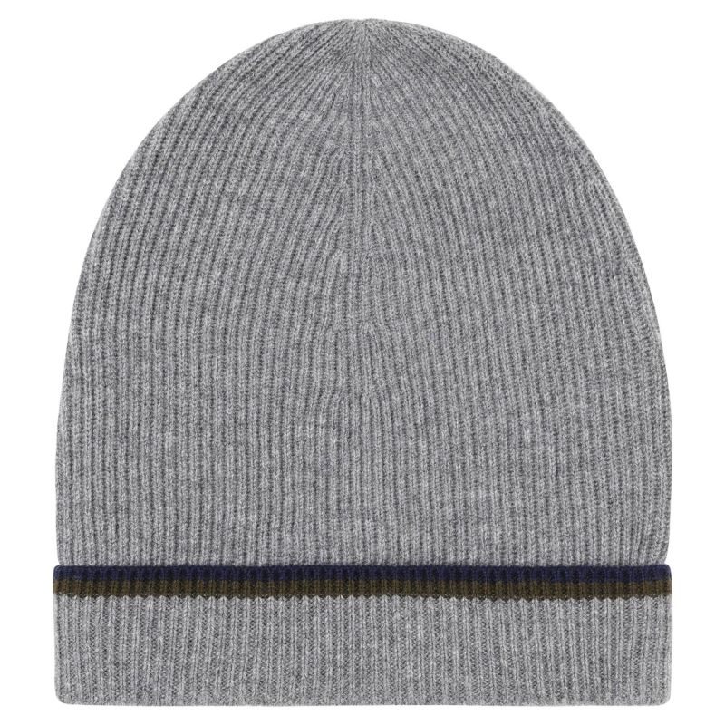 Mens Cashmere Hat In Derby Grey image