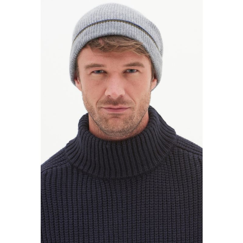 Mens Cashmere Hat In Derby Grey image