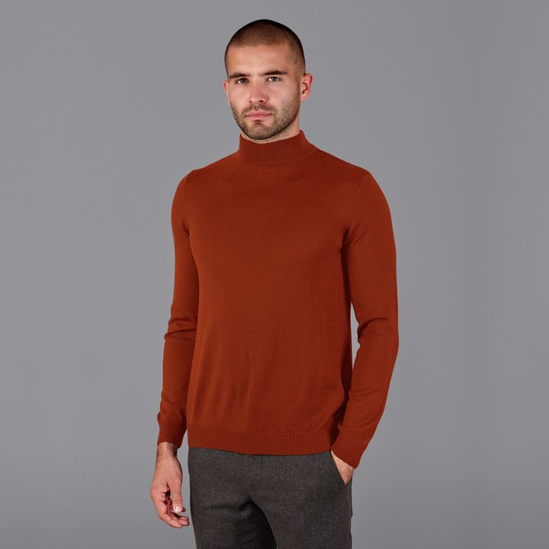 Men's wool mock turtleneck new arrivals