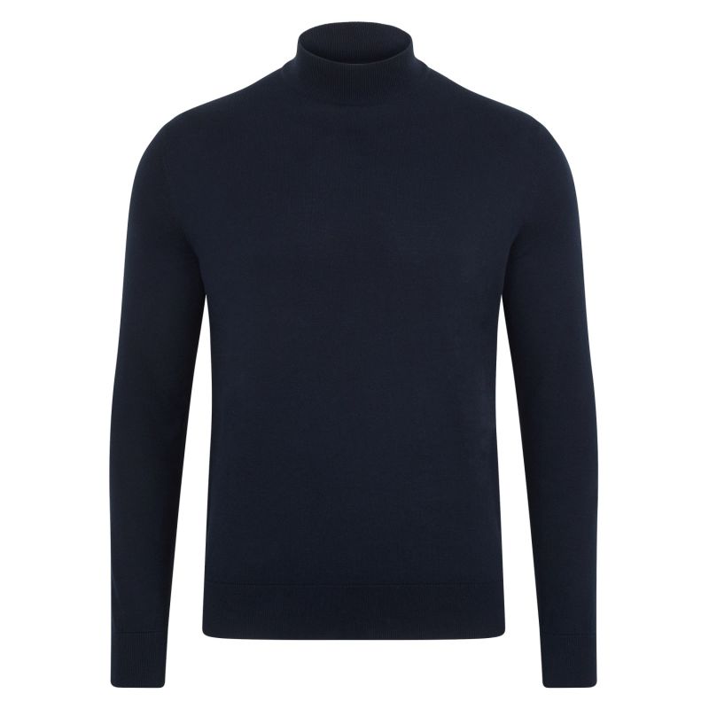 6161 Navy Turtle Neck Jumper