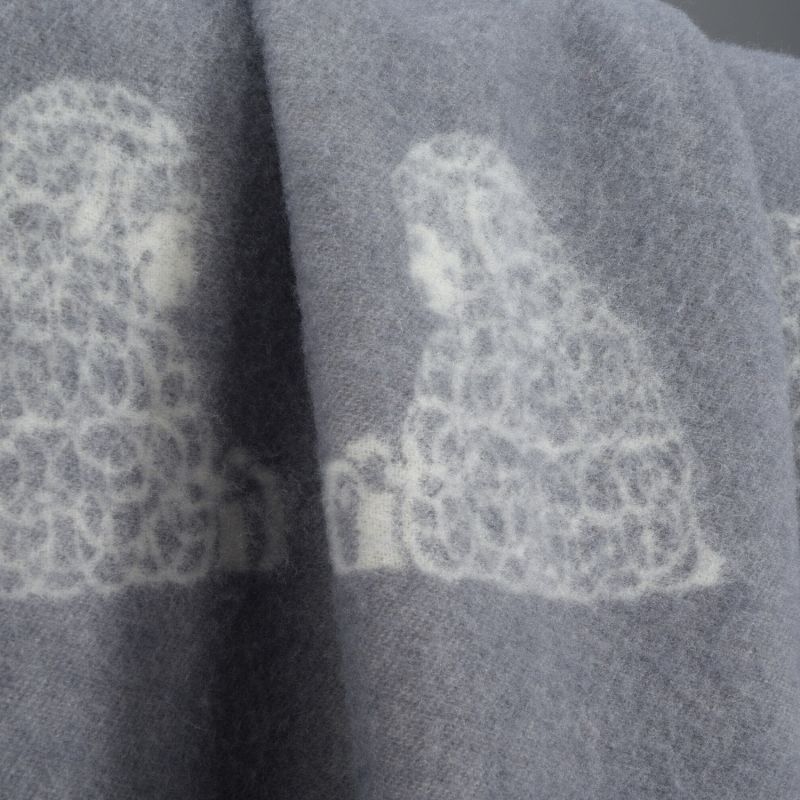 Merry Sheep Small Merino Wool Blanket image