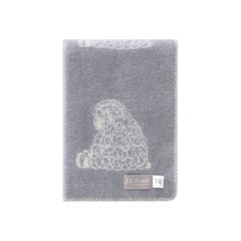 Merry Sheep Small Merino Wool Blanket image