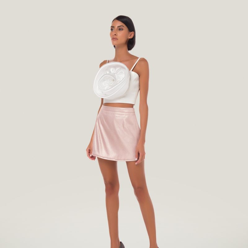 Shimmer Mini Skirt - Pink image