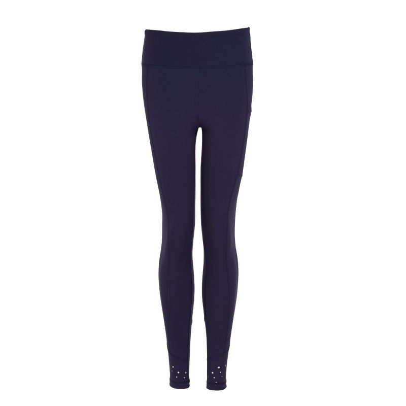 High Rise Laser 7/8 Navy Leggings, Perky Peach