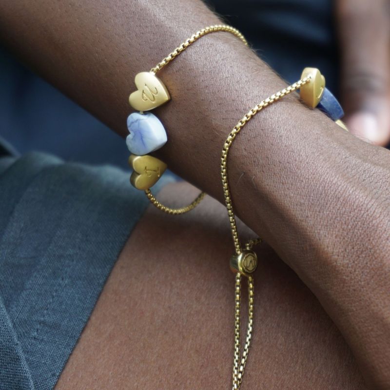 Luv Me Blue Howlite Bracelet image