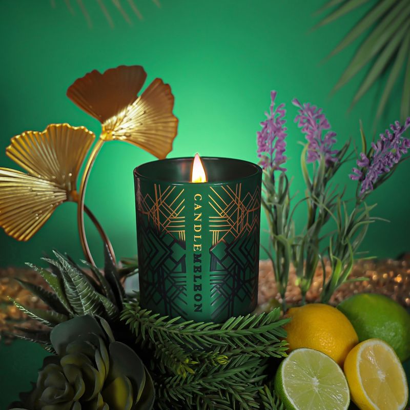 Miami Art Deco Soy Wax Wood Wick Candle – Bergamot, Rosewood & Citrus 200G image