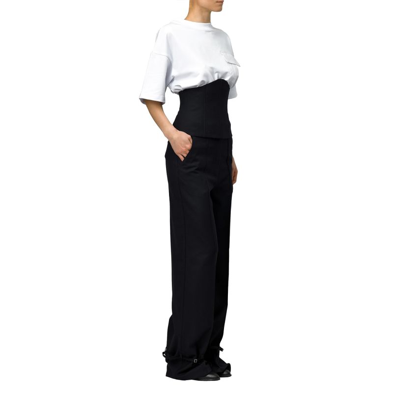 Midnight Elegance Black Pants image