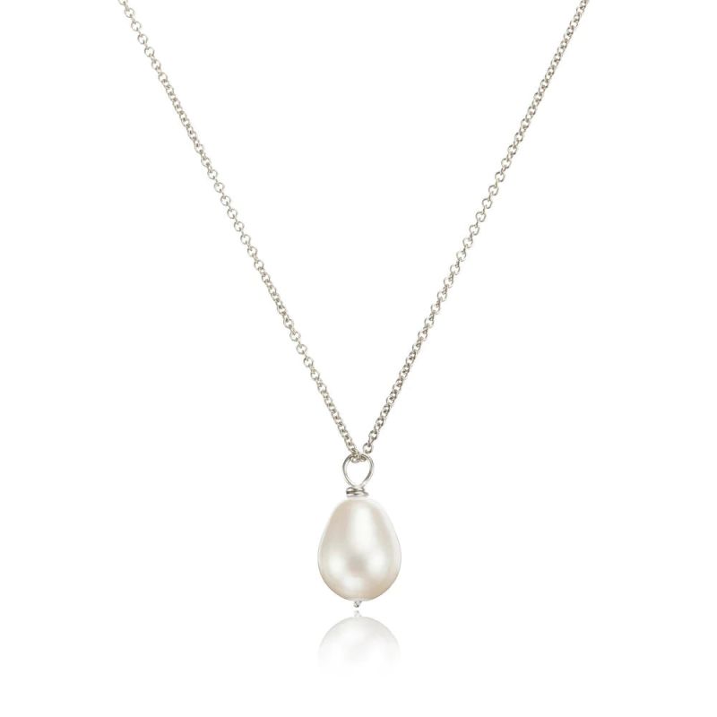 Mila - Ivory Pearl Necklace Gold image