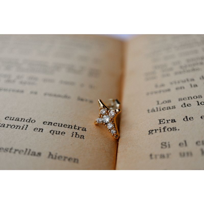 Mini Astari Earring - Gold image