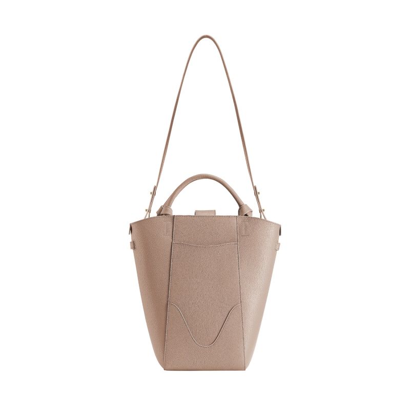 Taupe bucket bag shop