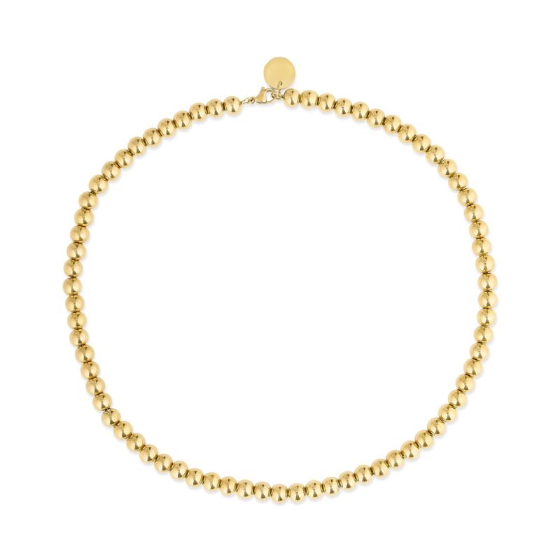 Mini Onyx Sphere Choker - Gold image