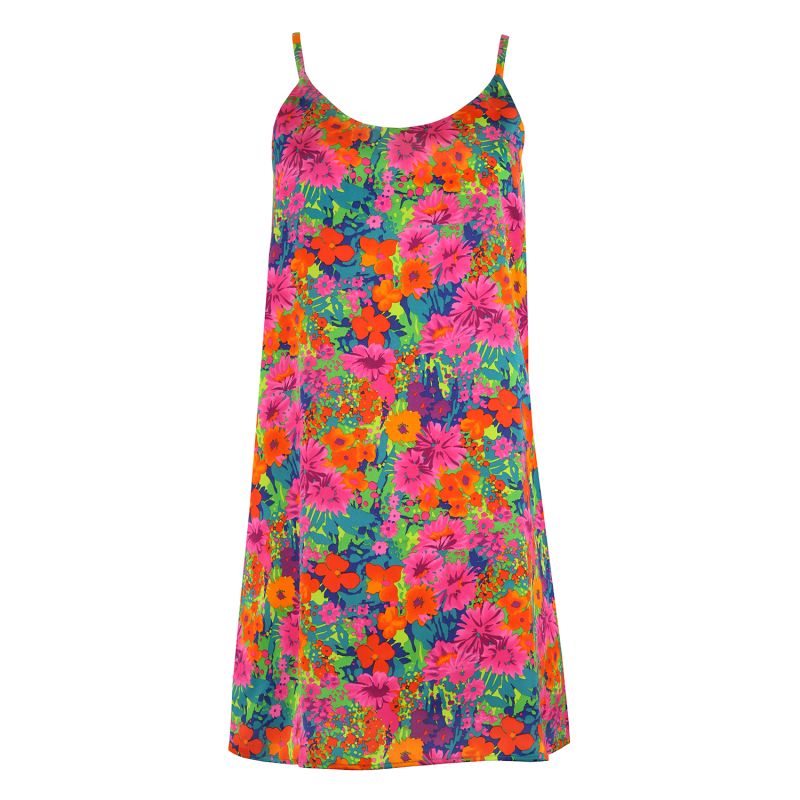 Mini Slip Dress, Upcycled Polyester, In Colourful Print image