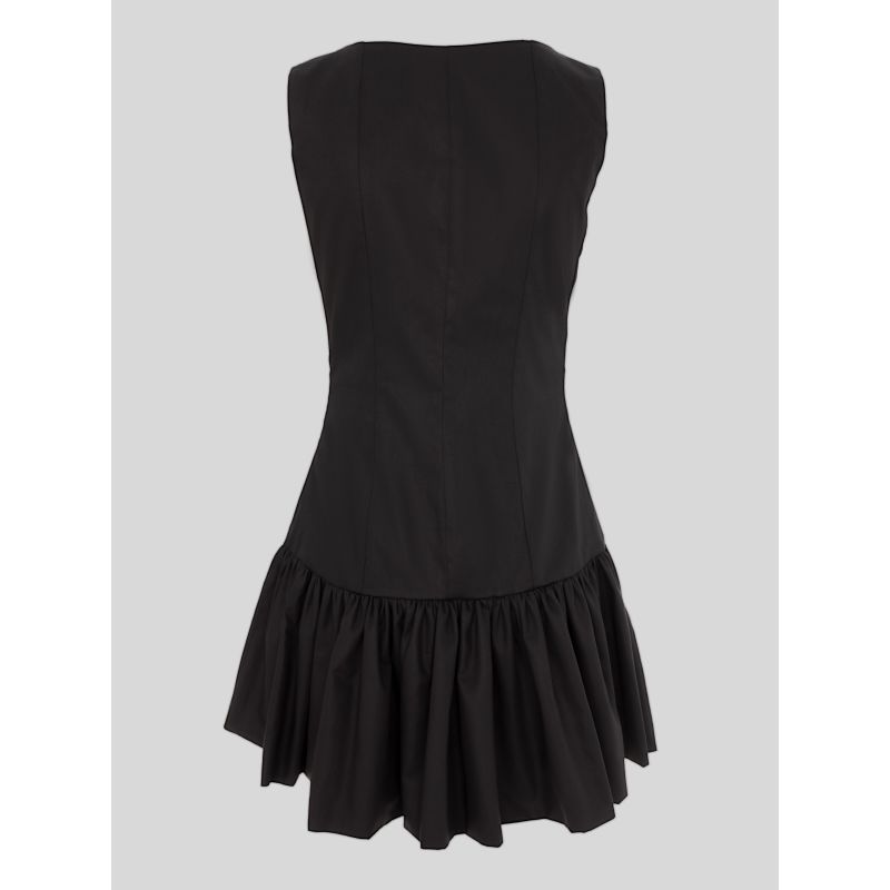 Missya | Organic Cotton Mini Dress In Black image