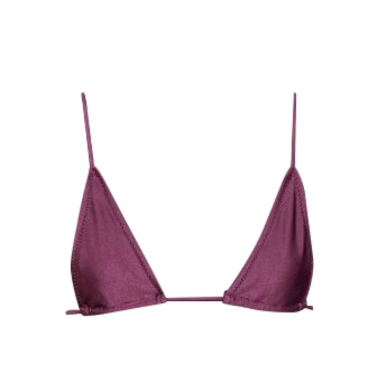 Mita Mini Triangle Top In Rubi Purple image