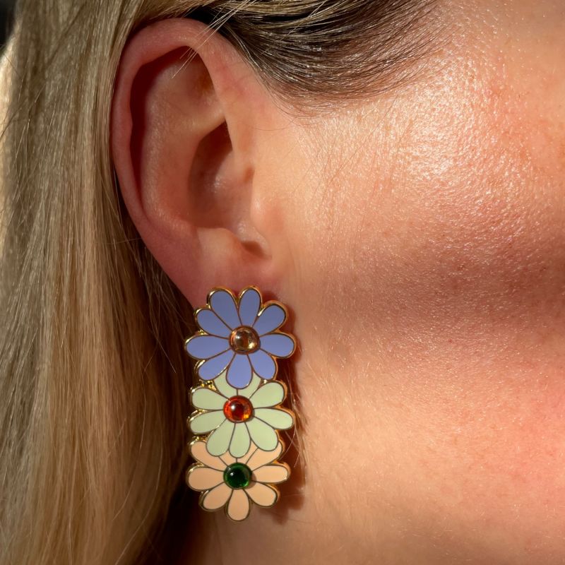 All Floral Statement Earrings image