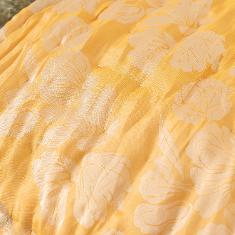 Velvet Hand Quilt Throw Sage Green & Macaroon The Annam House