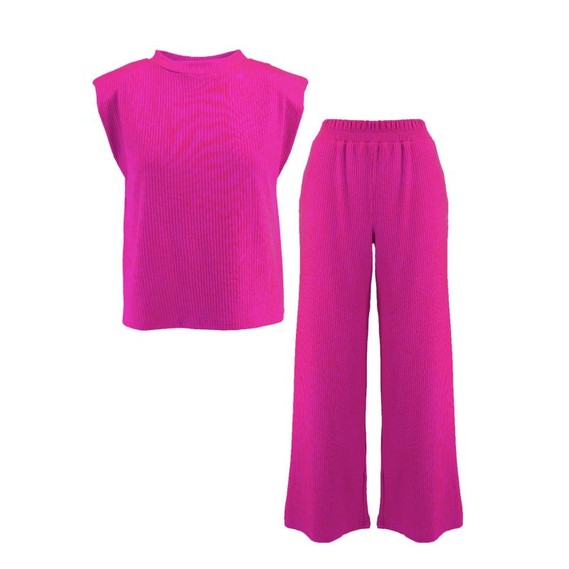 Bright Pink Matching Set BLUZAT Wolf & Badger