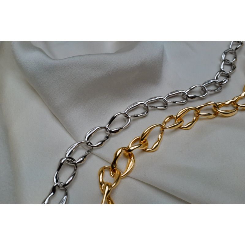 Monaco Irregular Chain - Silver image