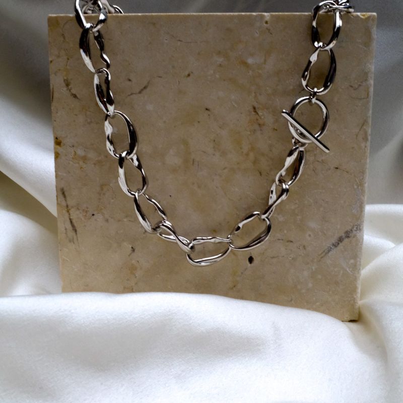 Monaco Irregular Chain - Silver image