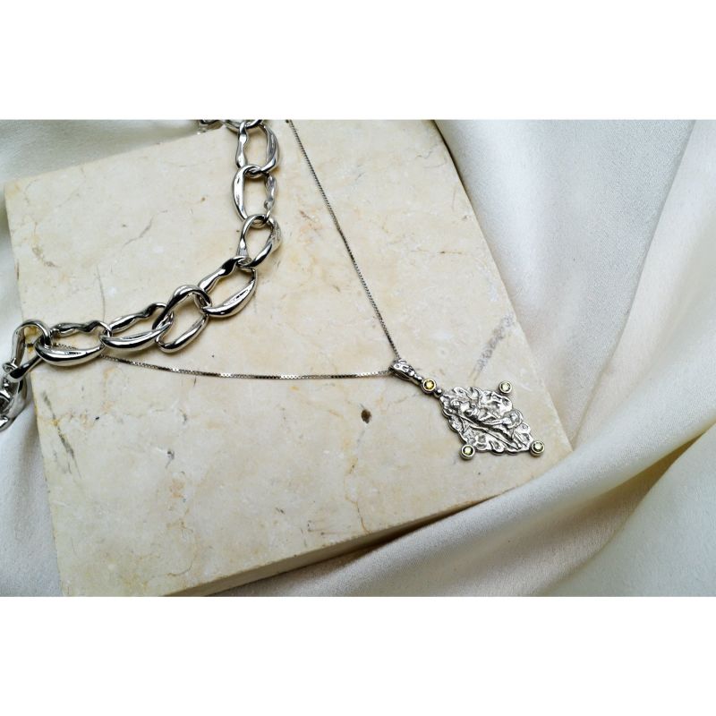 Monaco Irregular Chain - Silver image