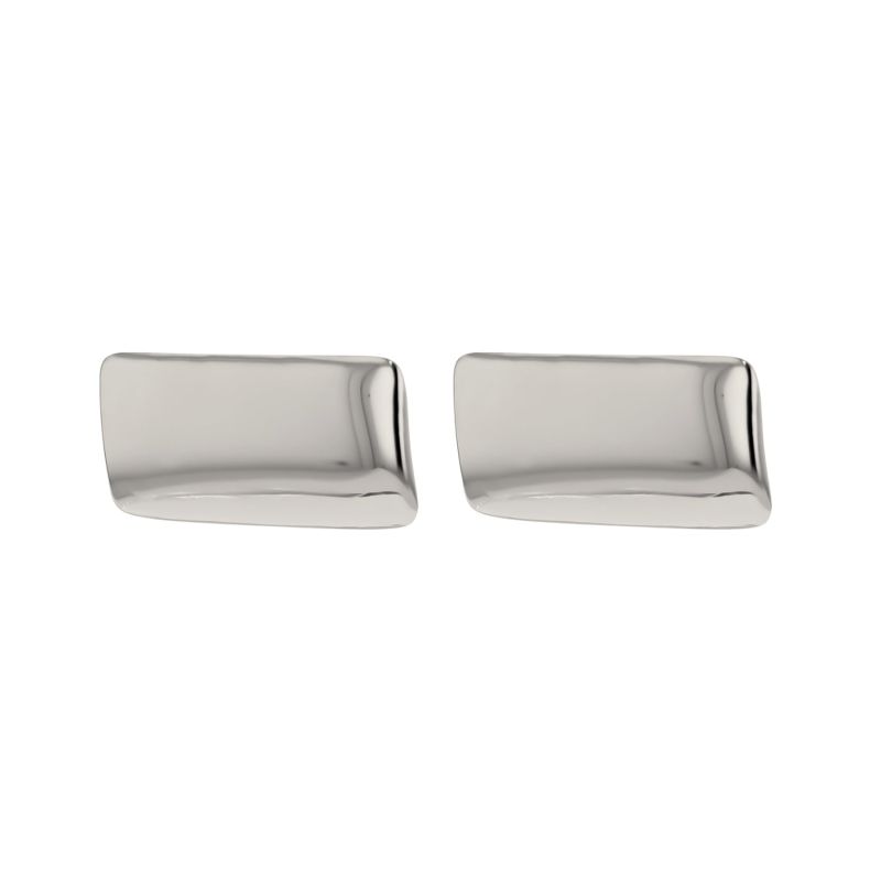 Monet Rectangular Earrings - Silver image