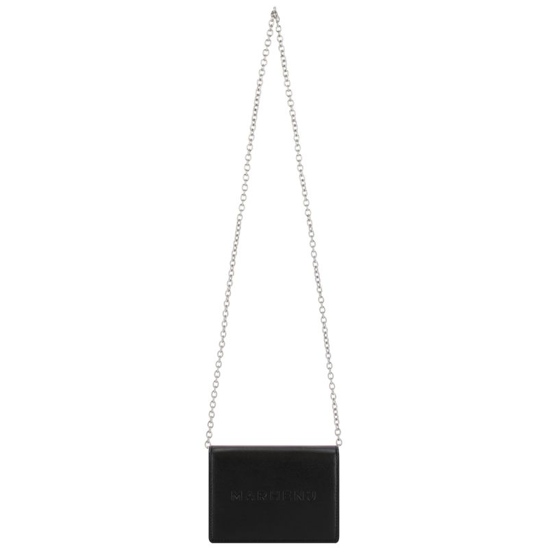 Monroe Mini - Apple Leather Bag - Luce Black | MARHEN.J | Wolf & Badger