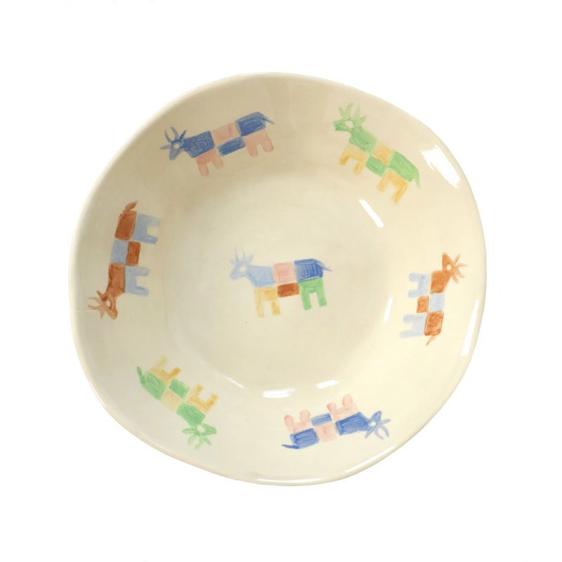 Moo Hand Painted Cows Bowl image