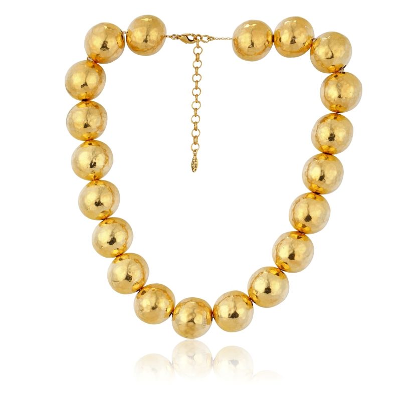 Large ball necklace hot sale