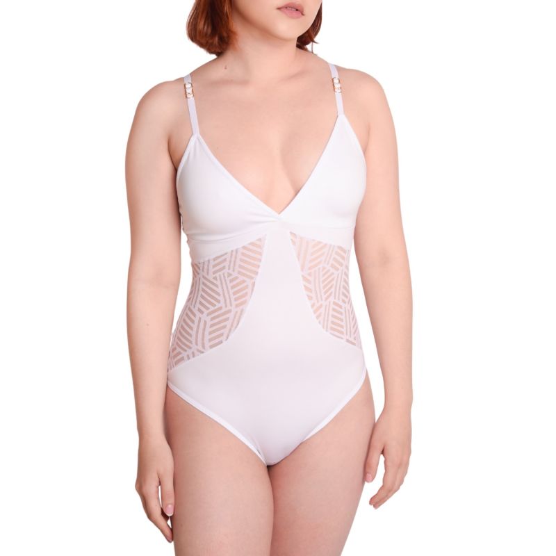 Moonlight White Bodysuit Recycled image