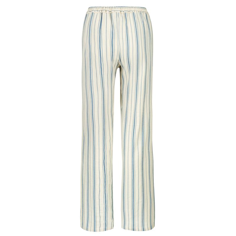 Moroccan Blue Stripped Beach Trousers image