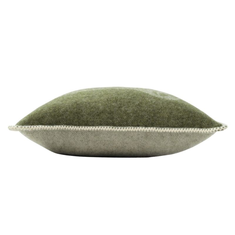 Mossy Green Dot Sheep Cushion Cover image