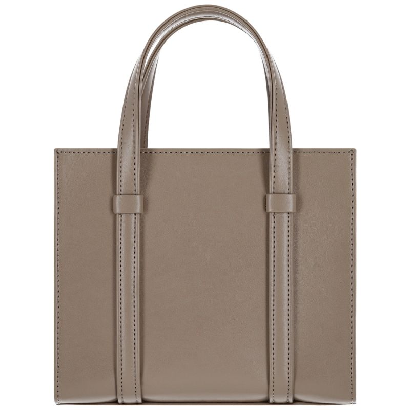 Apple Leather Shoulder Bag - Laura Mini - Sole Taupe image