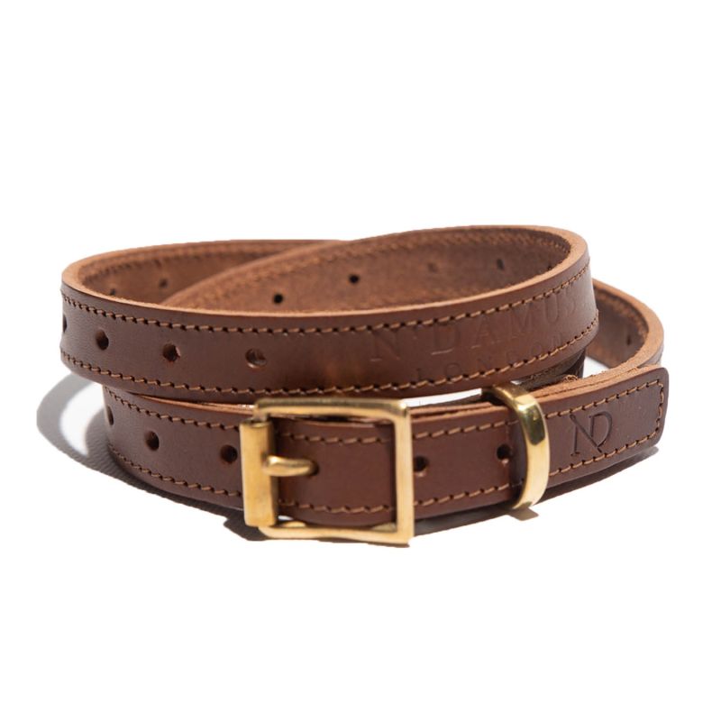 Carnaby Tan Leather Skinny Belt image