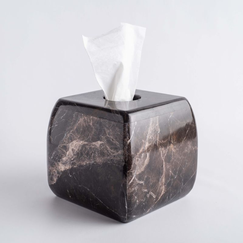 Vaina Tissue Box - Black Marble image