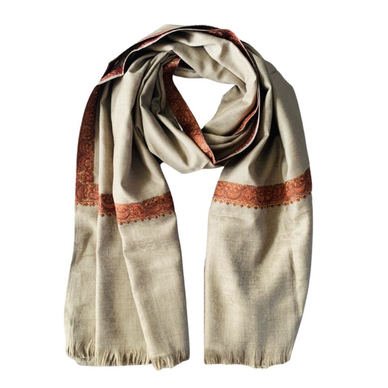 Shanina Cashmere Embroidered Scarf image