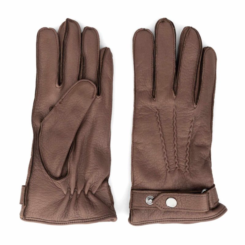 Handmade Deerskin Gloves Brown Alvaro image